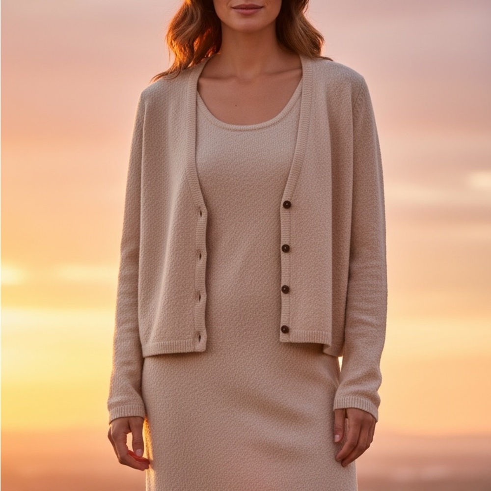 FREE PEOPLE SADIE MINI  DRESS AND SWEATER SMALL - Picture 4 of 7
